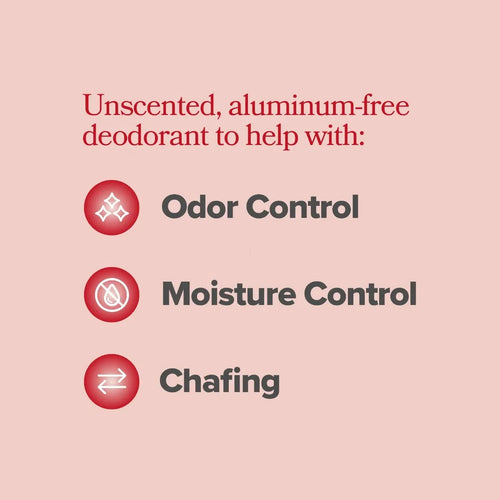 Deodorant Cream – Dermatologist Tested, Hypoallergenic, Non-irritating, Dries Clear – Odor & Moisture Control, Anti-Chafing
